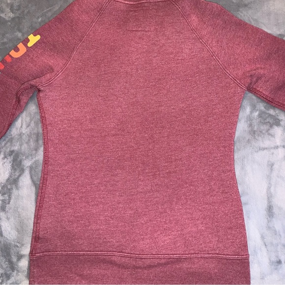 True Religion Logo Hoodie Heather Burgundy - Picture 11 of 13